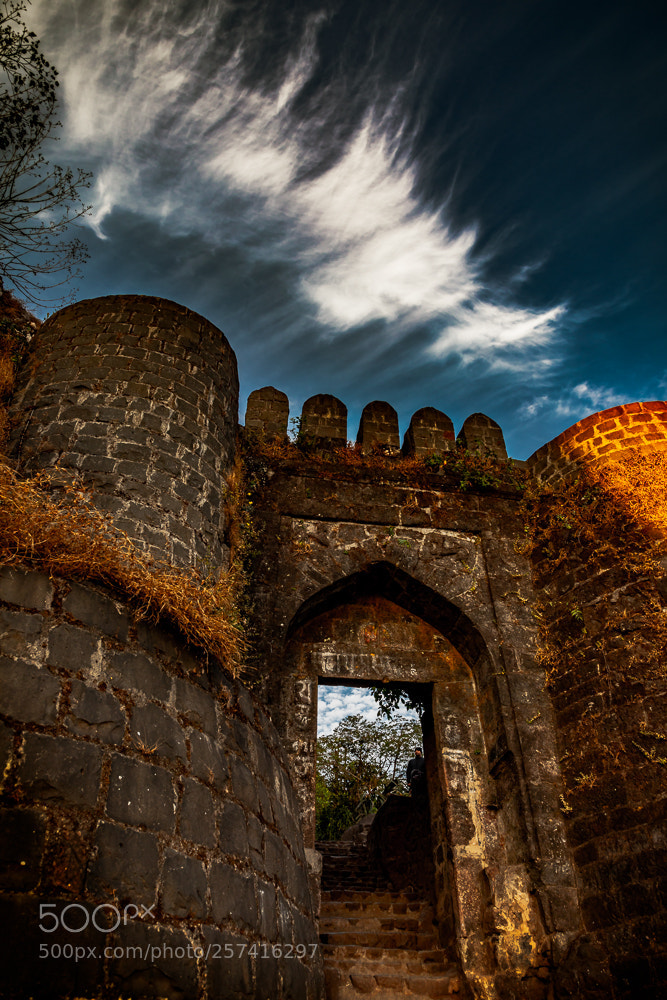 Canon EOS 5D Mark IV sample photo. Sinhagad fort photography