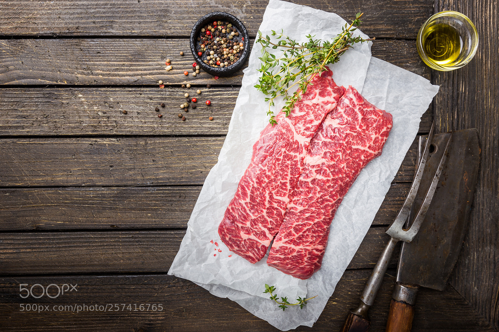 Canon EOS 6D sample photo. Raw fresh marbled meat photography