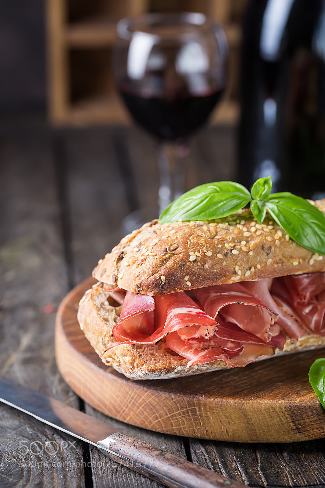 Canon EOS 6D sample photo. Sandwich with jamon serrano photography