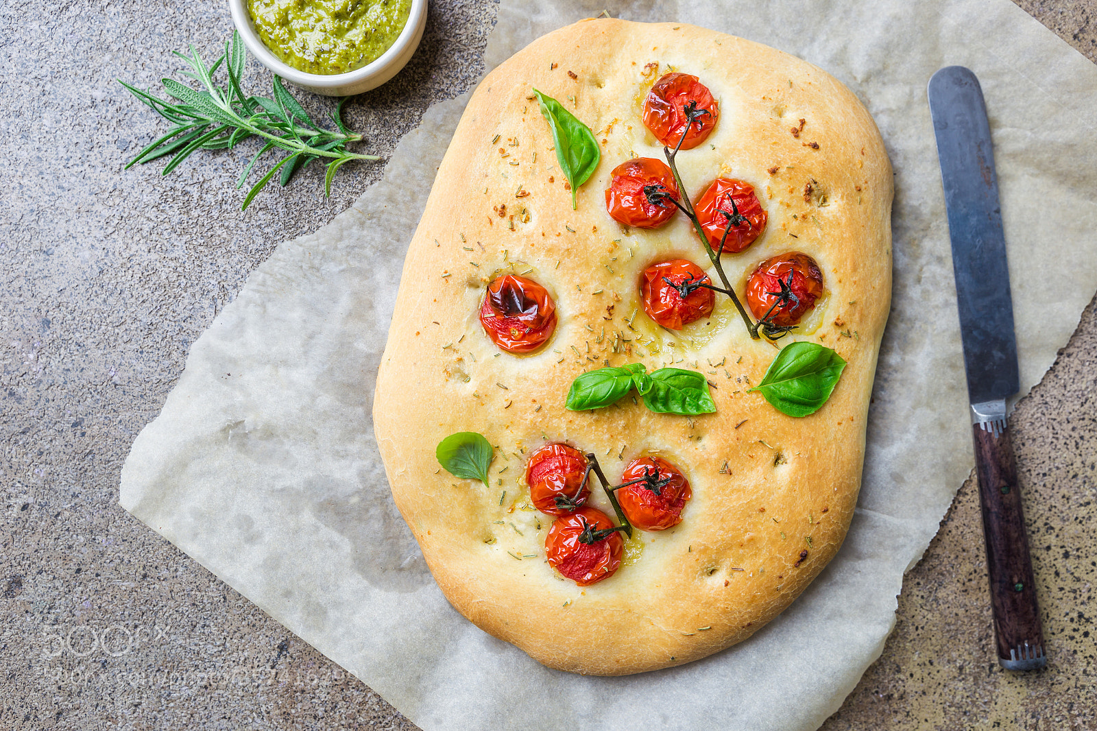 Canon EOS 6D sample photo. Traditional italian focaccia photography