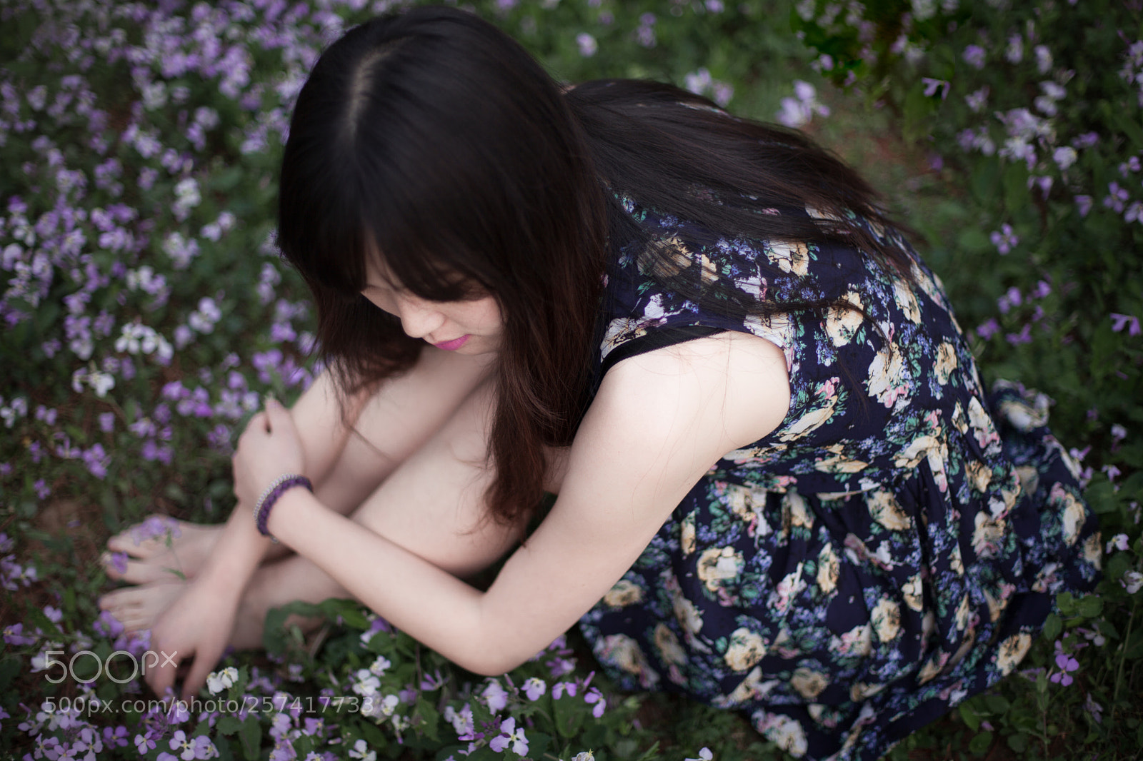 Canon EOS 5D Mark II sample photo. Floral dress and flower photography