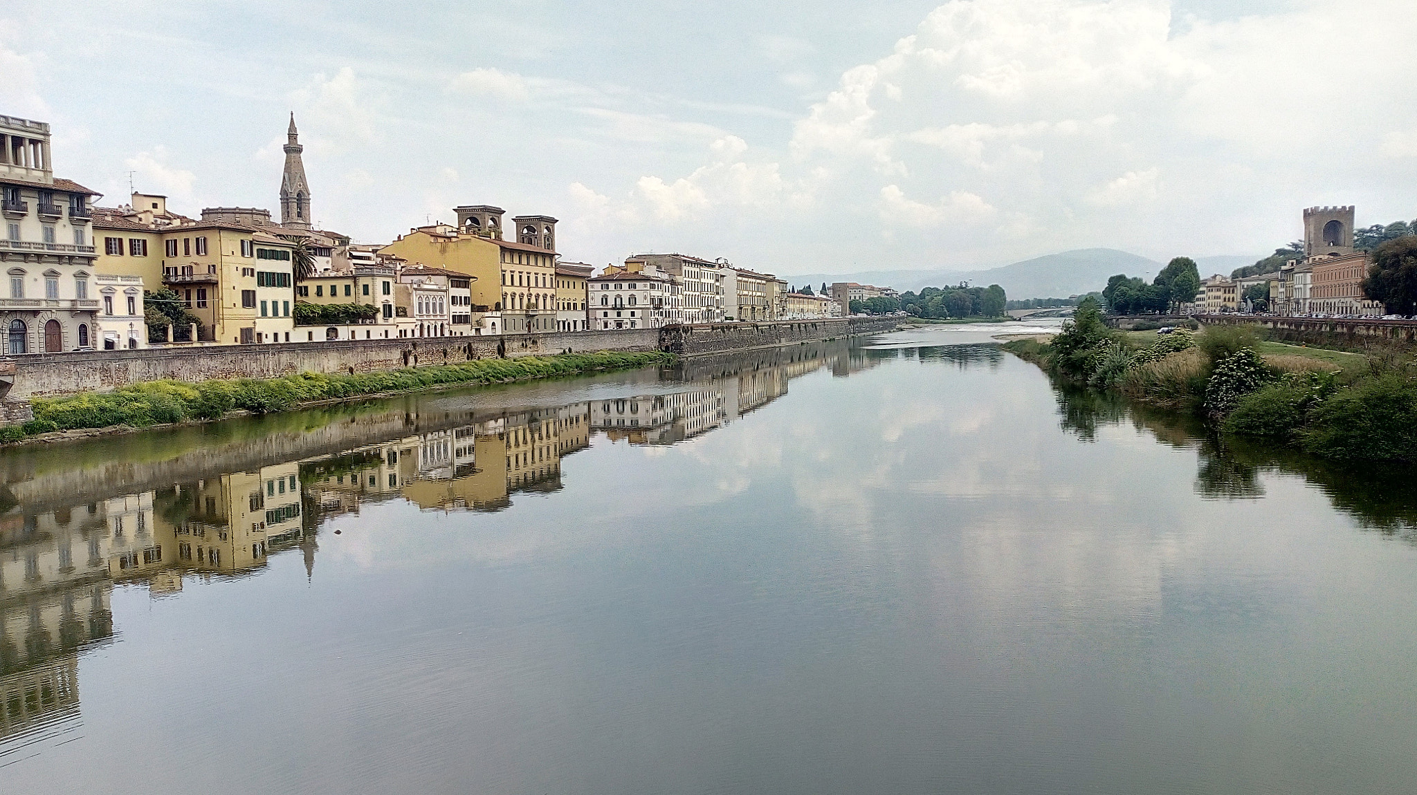 HUAWEI Y6 2017 sample photo. L'arno a firenze photography