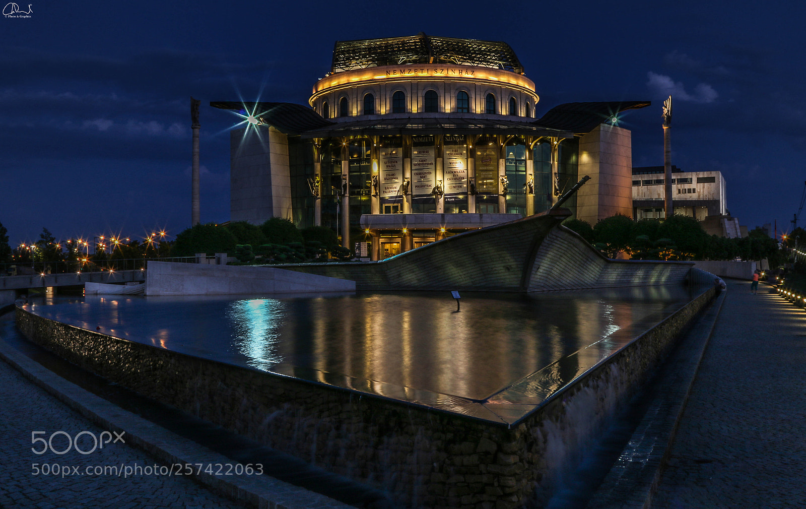 Canon EOS 70D sample photo. National theatre, budapest photography