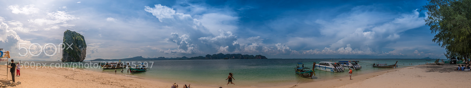 Panasonic Lumix DMC-GX85 (Lumix DMC-GX80 / Lumix DMC-GX7 Mark II) sample photo. Poda island panorama photography