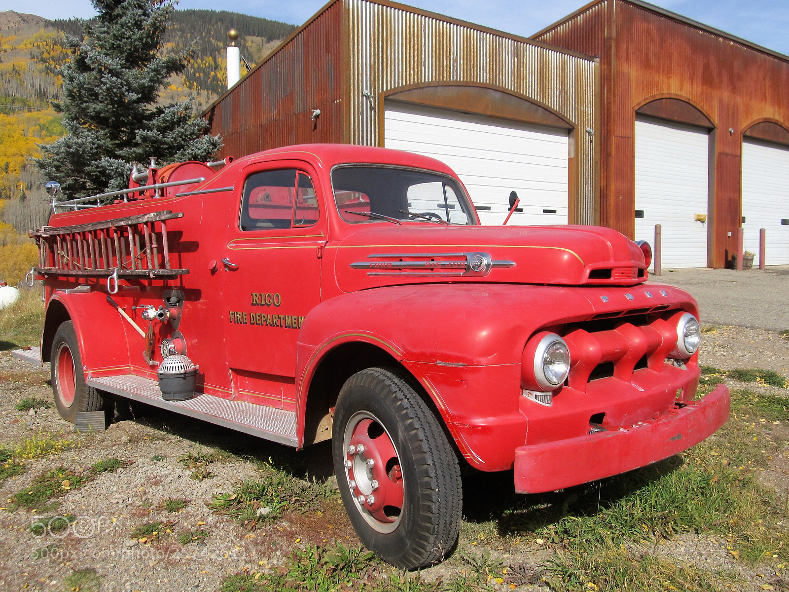 Canon PowerShot SX130 IS sample photo. Rico fire engine photography