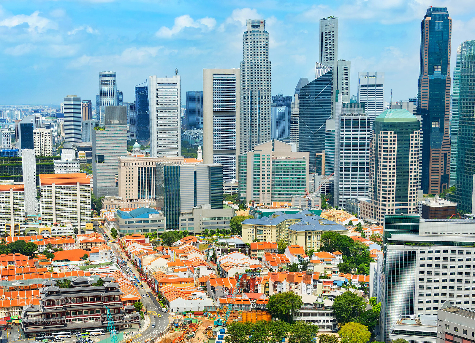 Nikon Df sample photo. Skyline of singapore downotwn photography