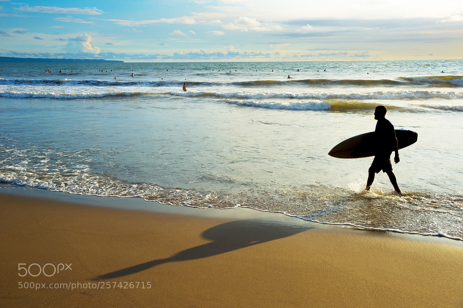 Nikon Df sample photo. Surfer walk out ocean photography