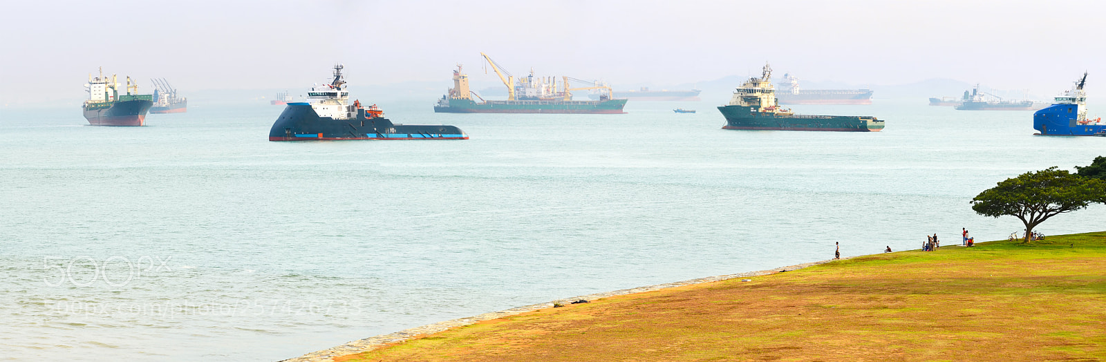 Nikon Df sample photo. Industrial cargo ships singapore photography
