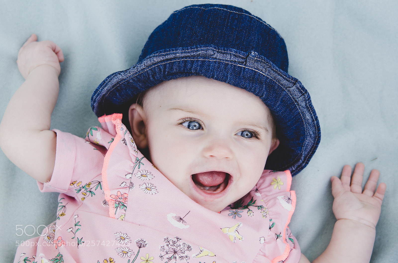 Nikon D7000 sample photo. Fancy hat baby girl photography