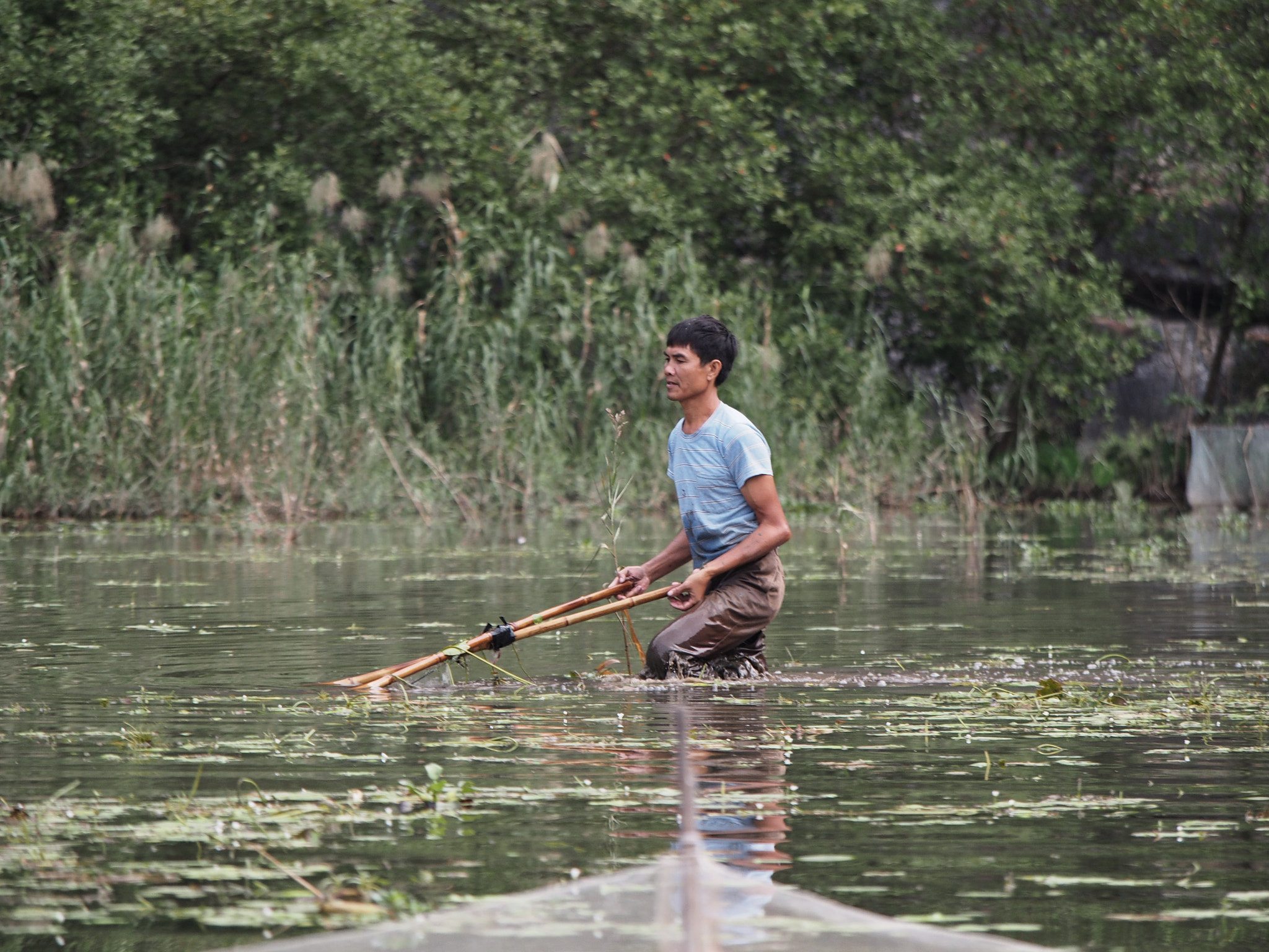 Olympus PEN E-PL5 sample photo. Fisherman photography