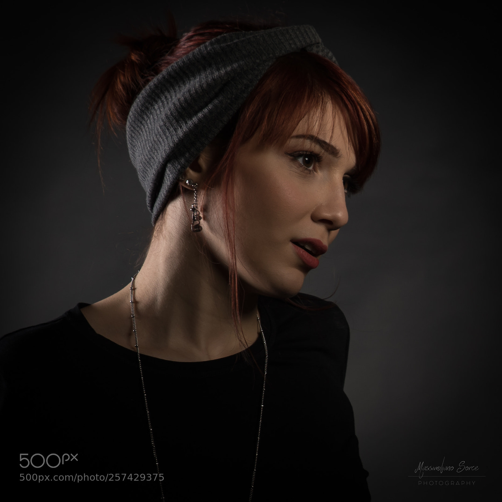 Nikon D750 sample photo. Alessia's low-key portrait photography