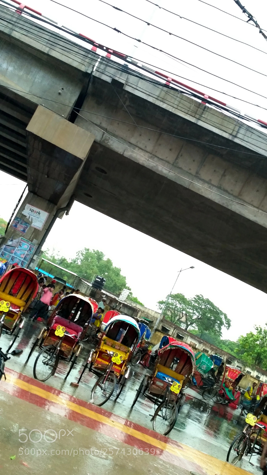 Xiaomi Redmi 3S sample photo. Dhaka city vehicle photography
