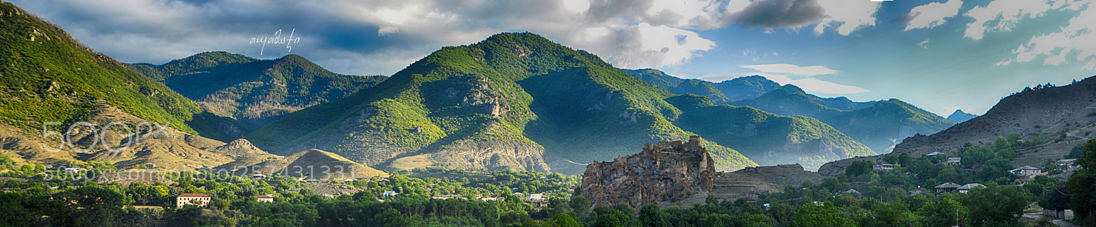 Nikon D5000 sample photo. აწყური panorama photography