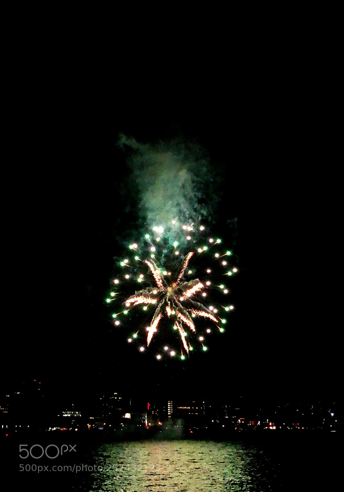 Apple iPhone X sample photo. Fireworks photography