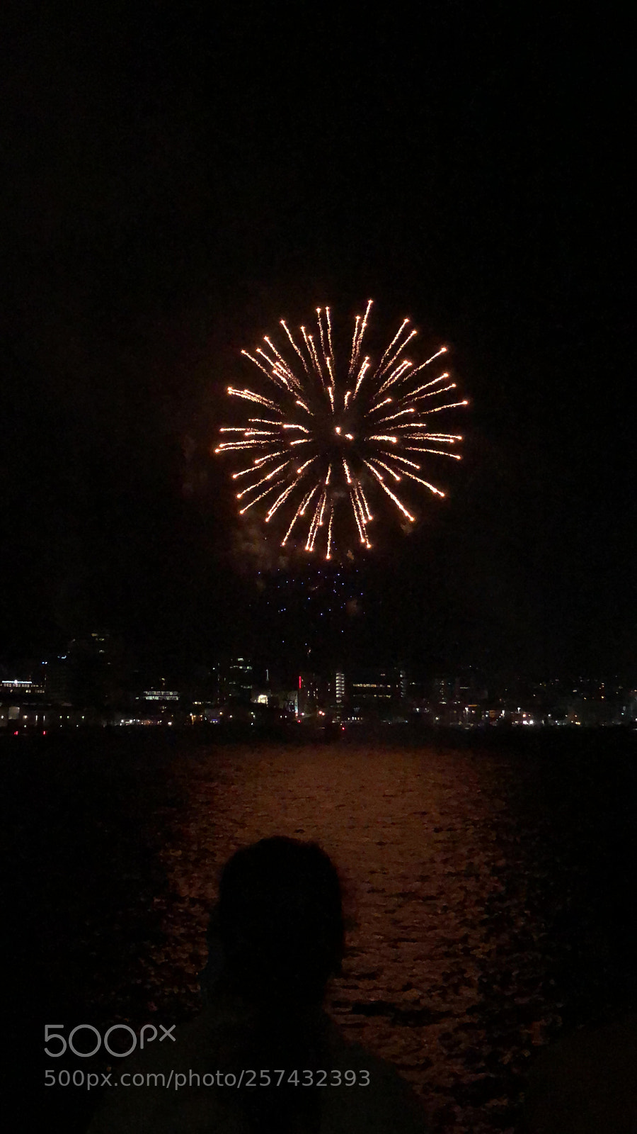 Apple iPhone X sample photo. Fireworks photography