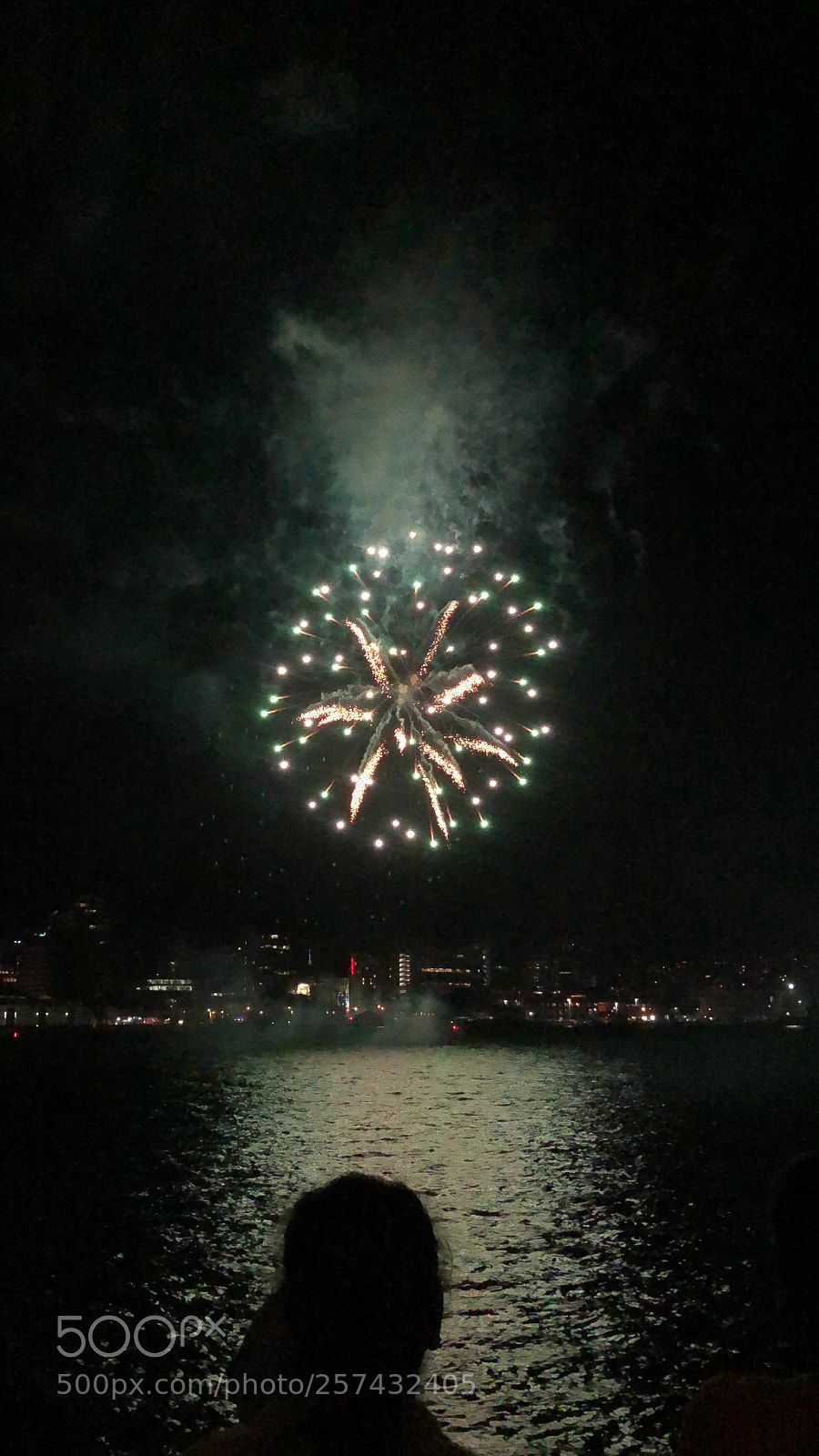 Apple iPhone X sample photo. Fireworks photography