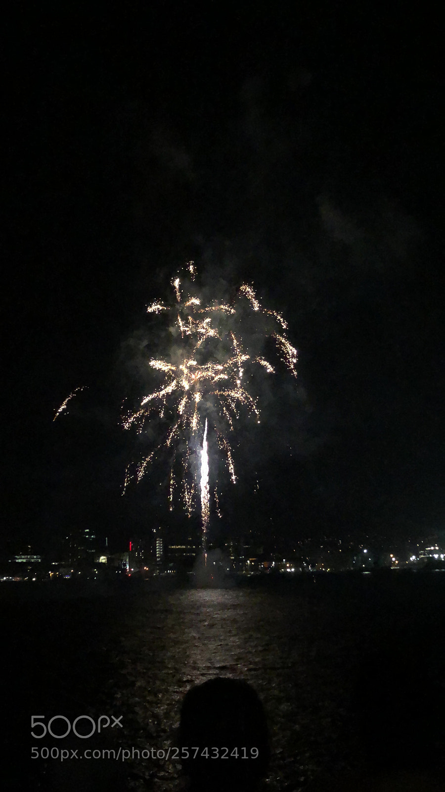 Apple iPhone X sample photo. Fireworks photography