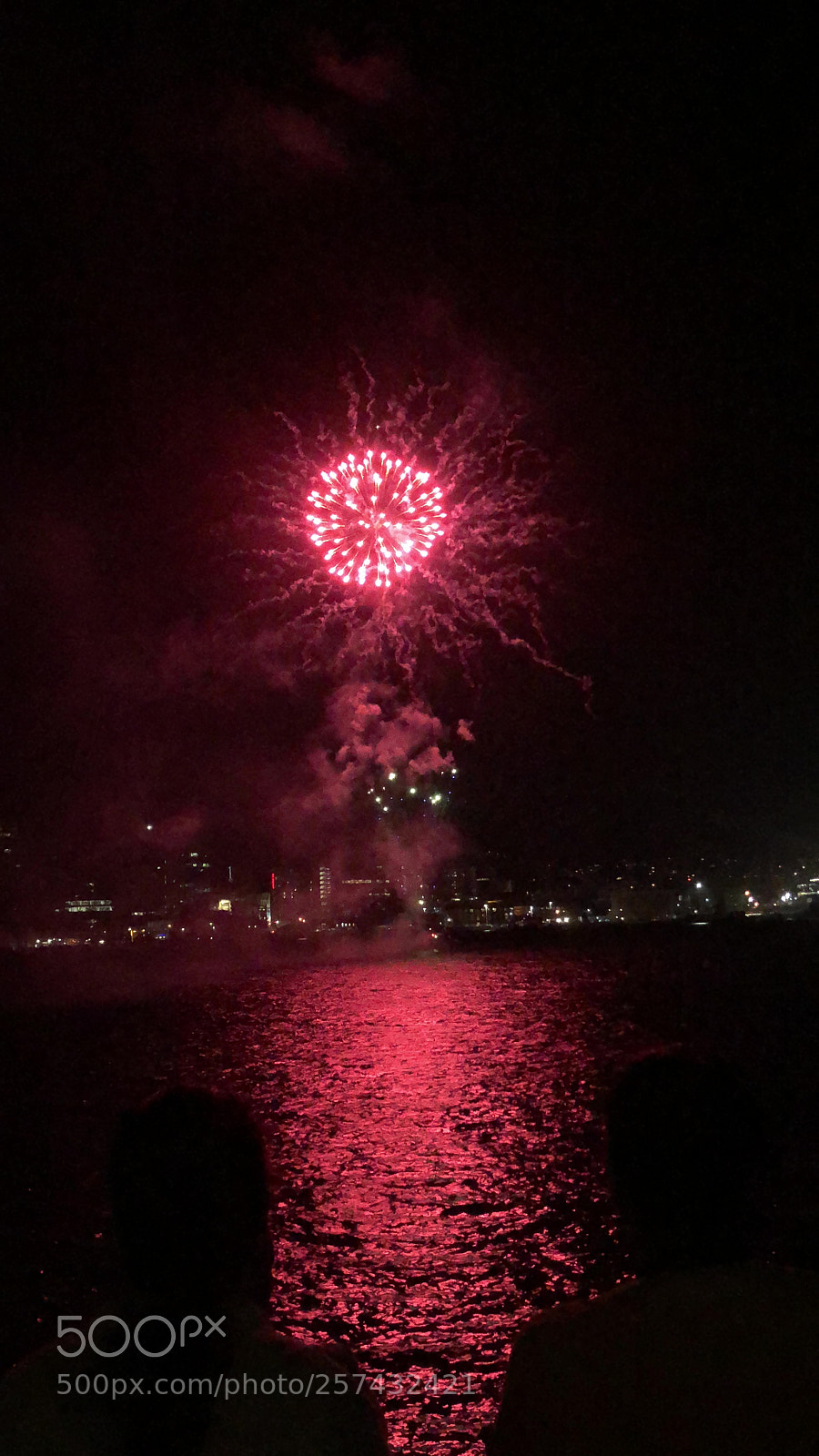 Apple iPhone X sample photo. Fireworks photography