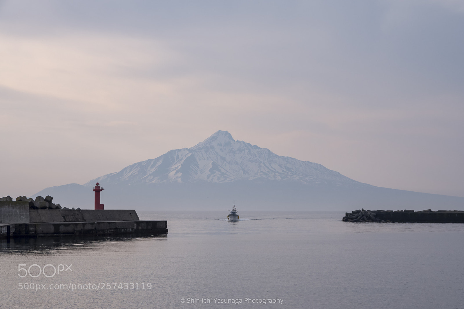 Pentax K-70 sample photo. Mt.rishiri in the morning photography