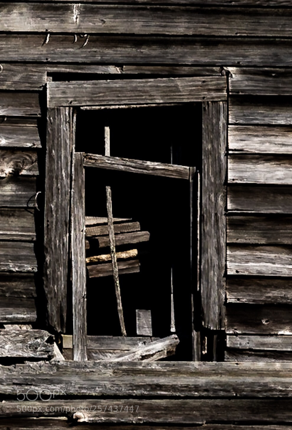 Nikon D750 sample photo. Windows of a barn photography