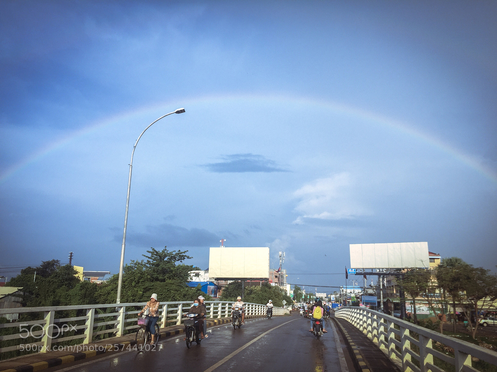 Apple iPhone 6 sample photo. Rainbow after rain photography
