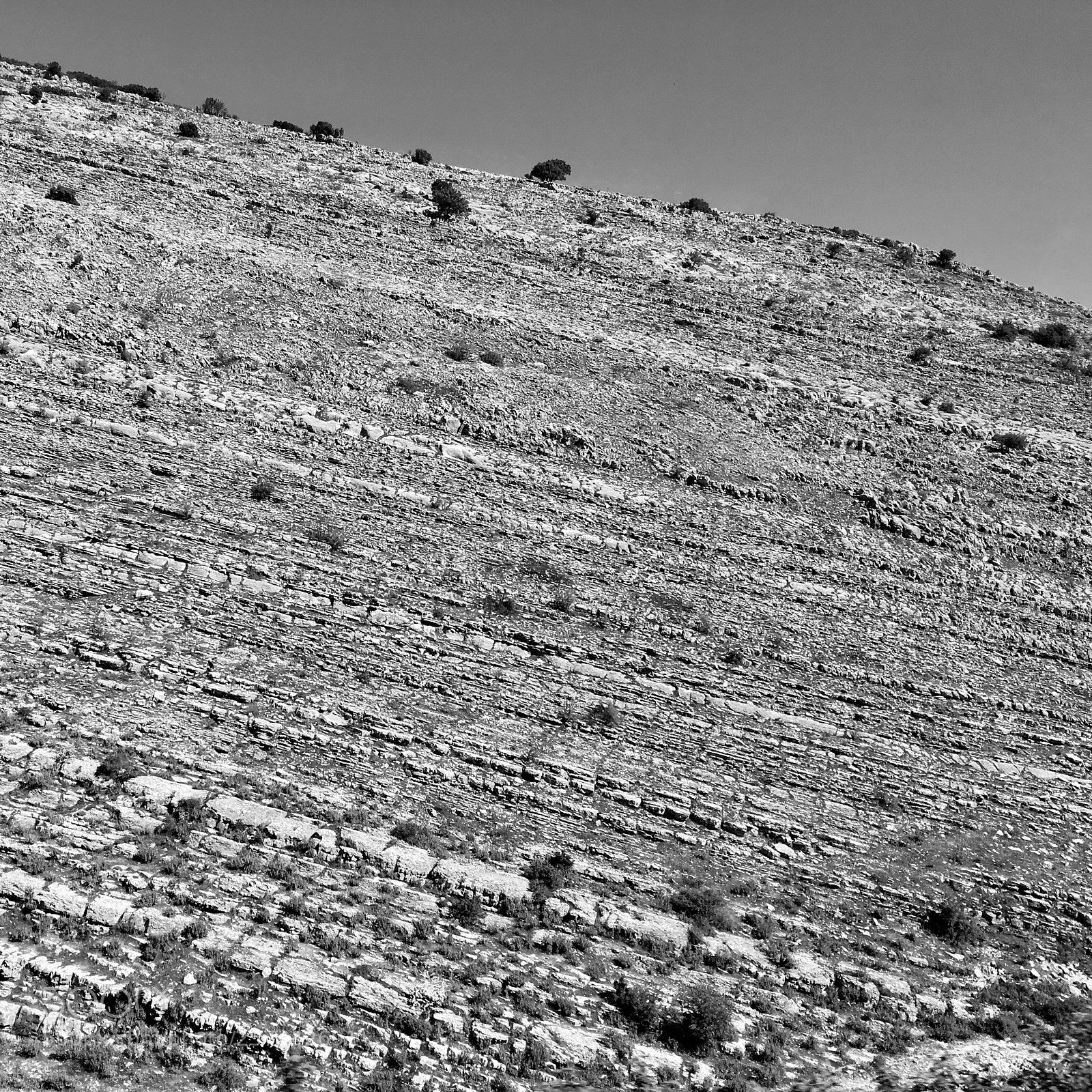 Apple iPhone SE sample photo. Layers of rock photography