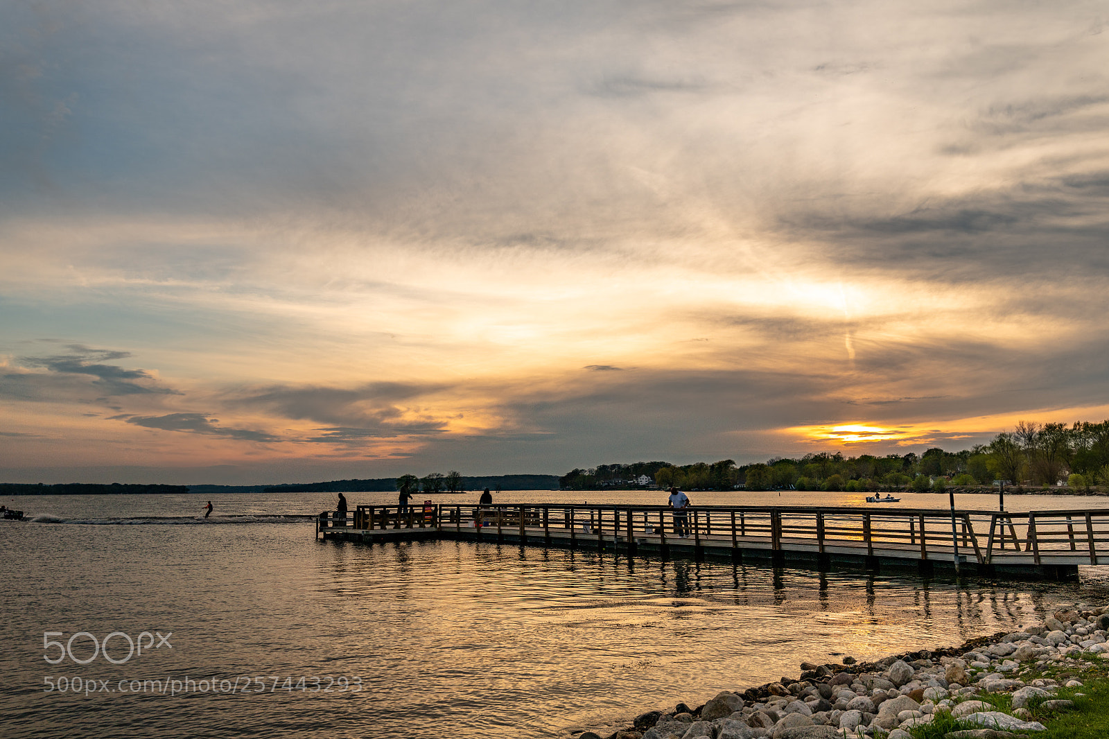 Nikon D850 sample photo. Pewaukee lake sunset photography
