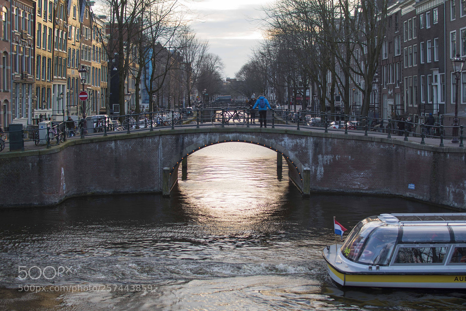 Nikon D5500 sample photo. Amsterdam canal photography