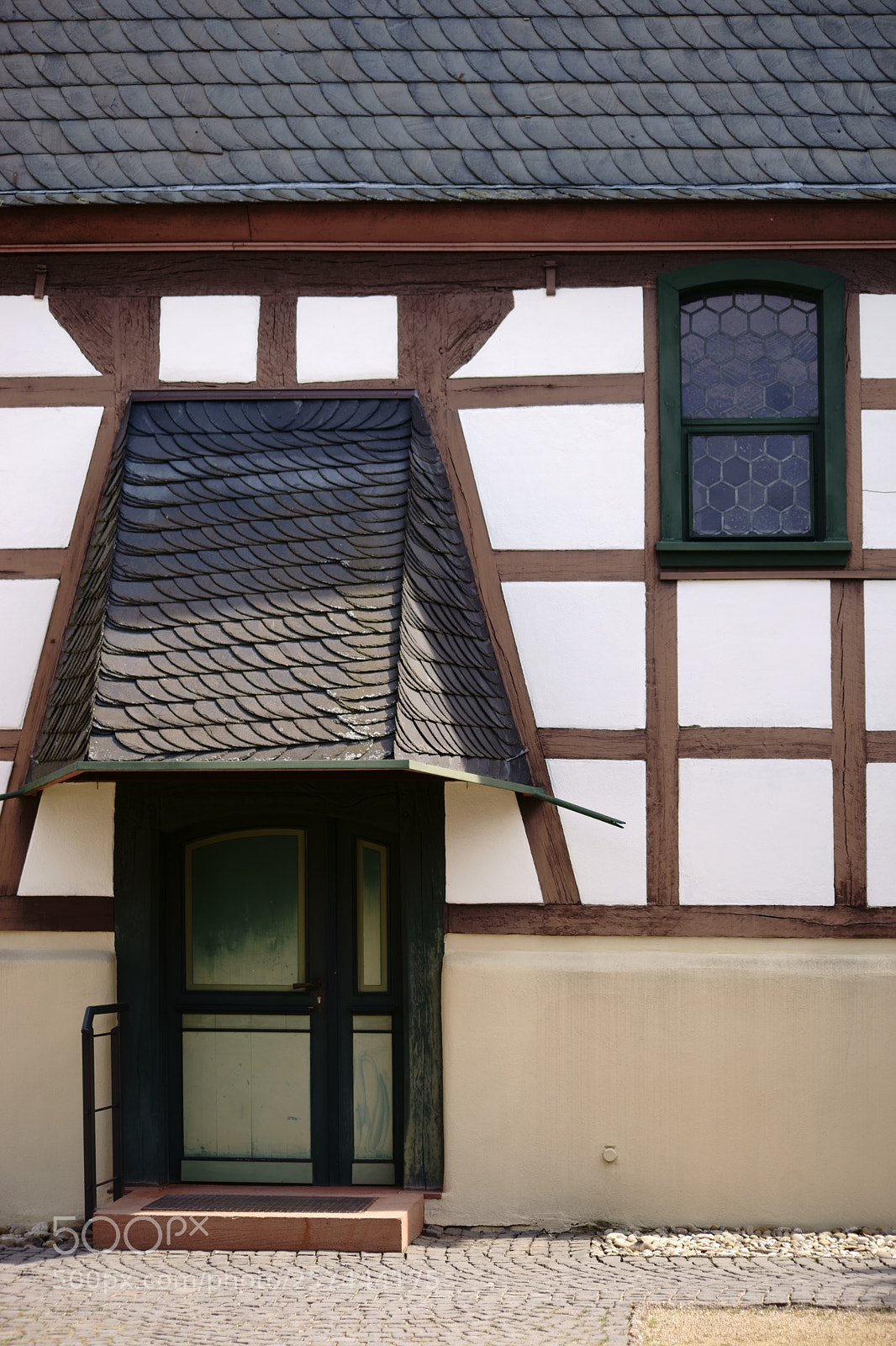 Sony a7 II sample photo. Church door half-timbered church photography