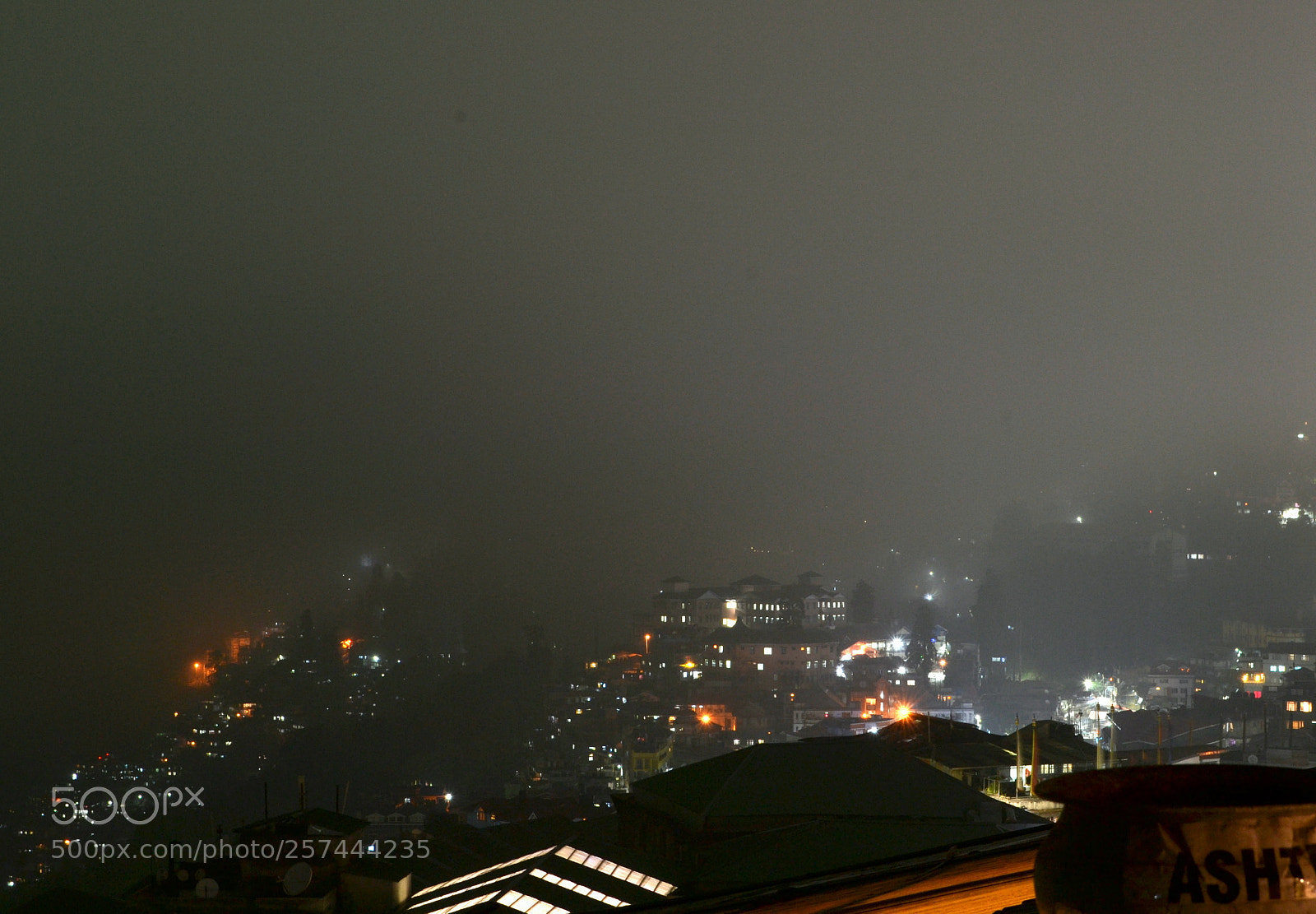 Nikon D3100 sample photo. Darjeeling at night photography