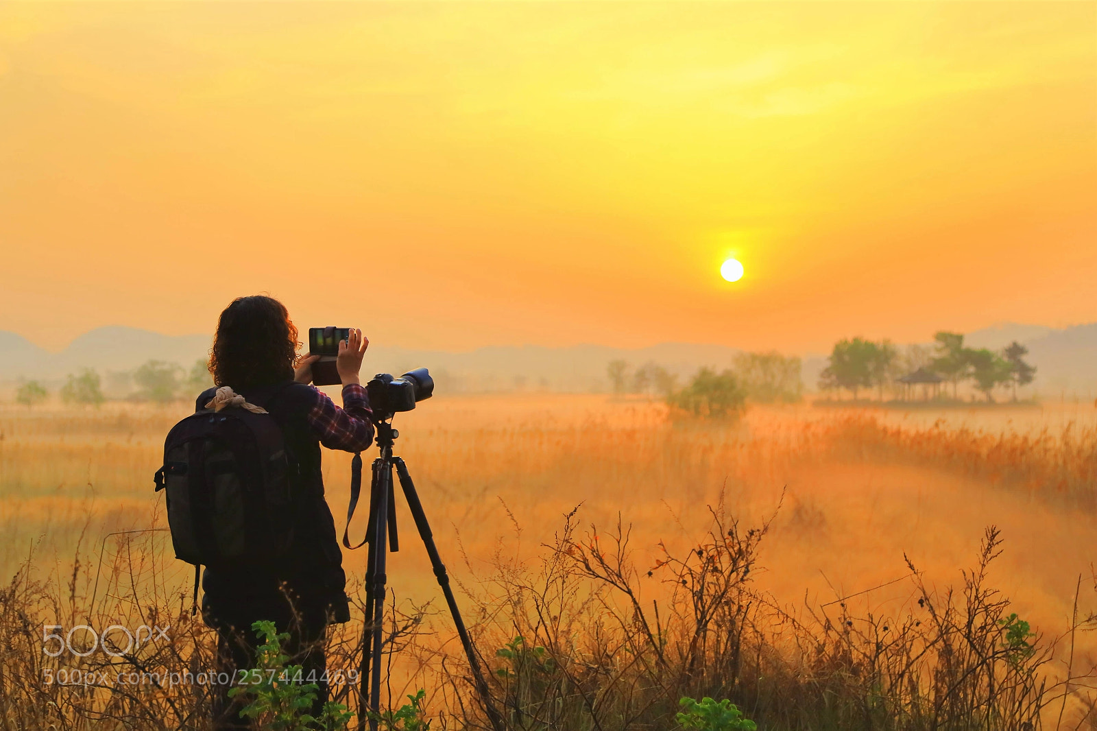 Canon EOS 6D sample photo. A photographer & sunrise photography