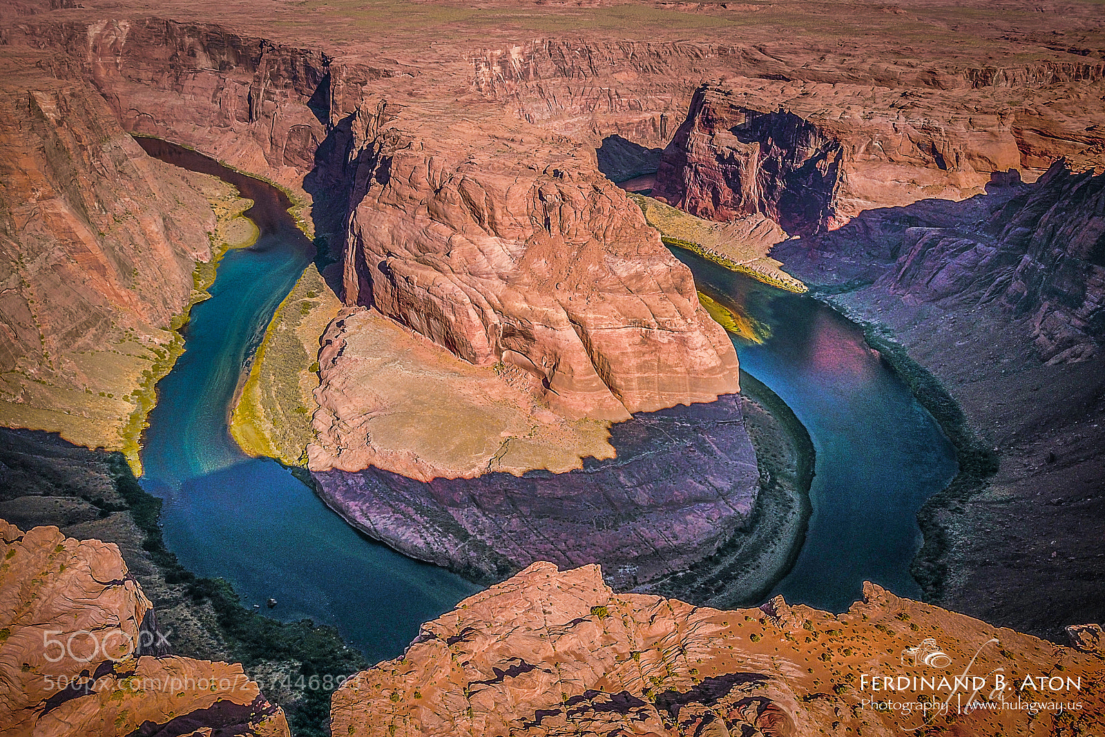 DJI FC220 sample photo. Horseshoebend photography