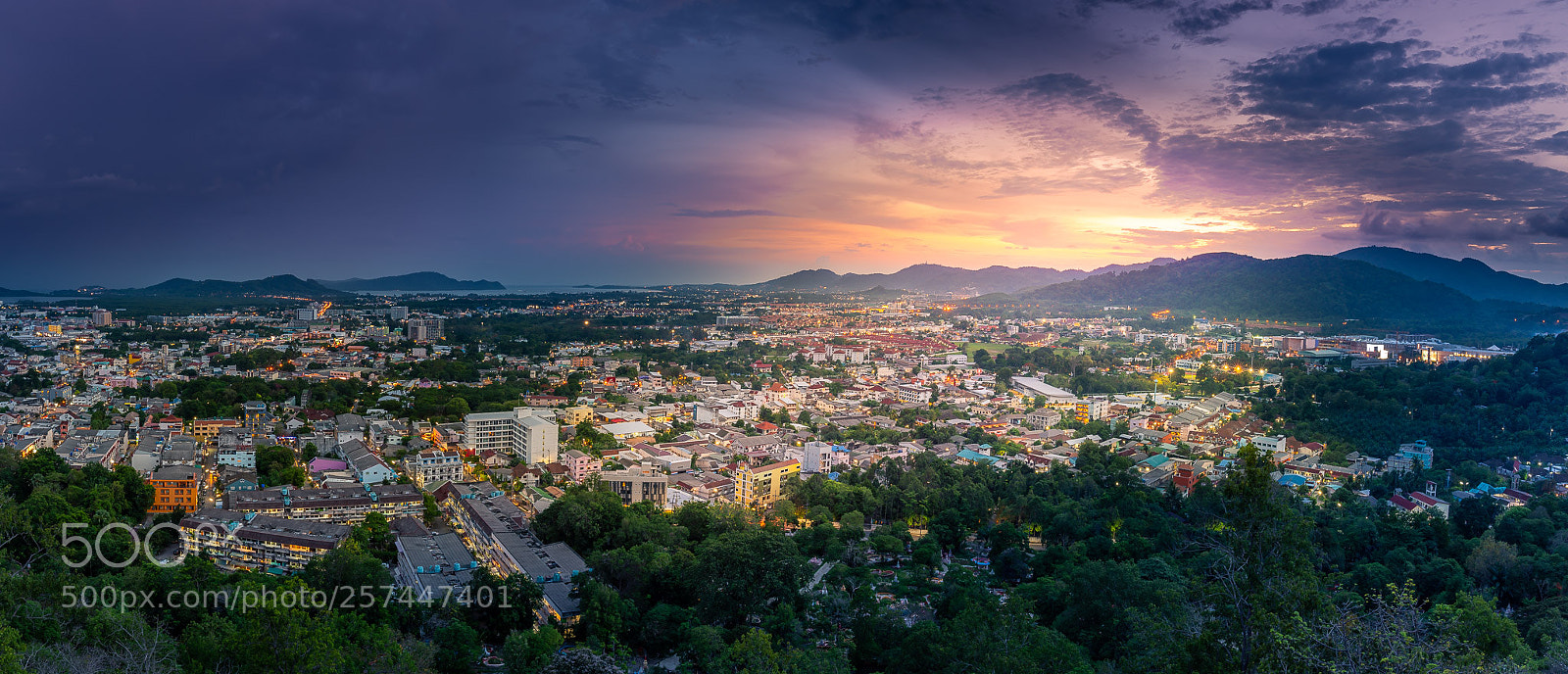 Sony a7R III sample photo. View of phuket town photography