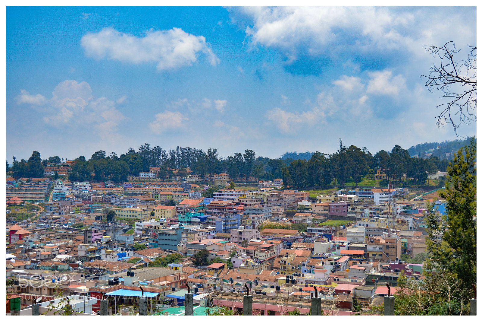 Nikon D3200 sample photo. Congested hill station living photography