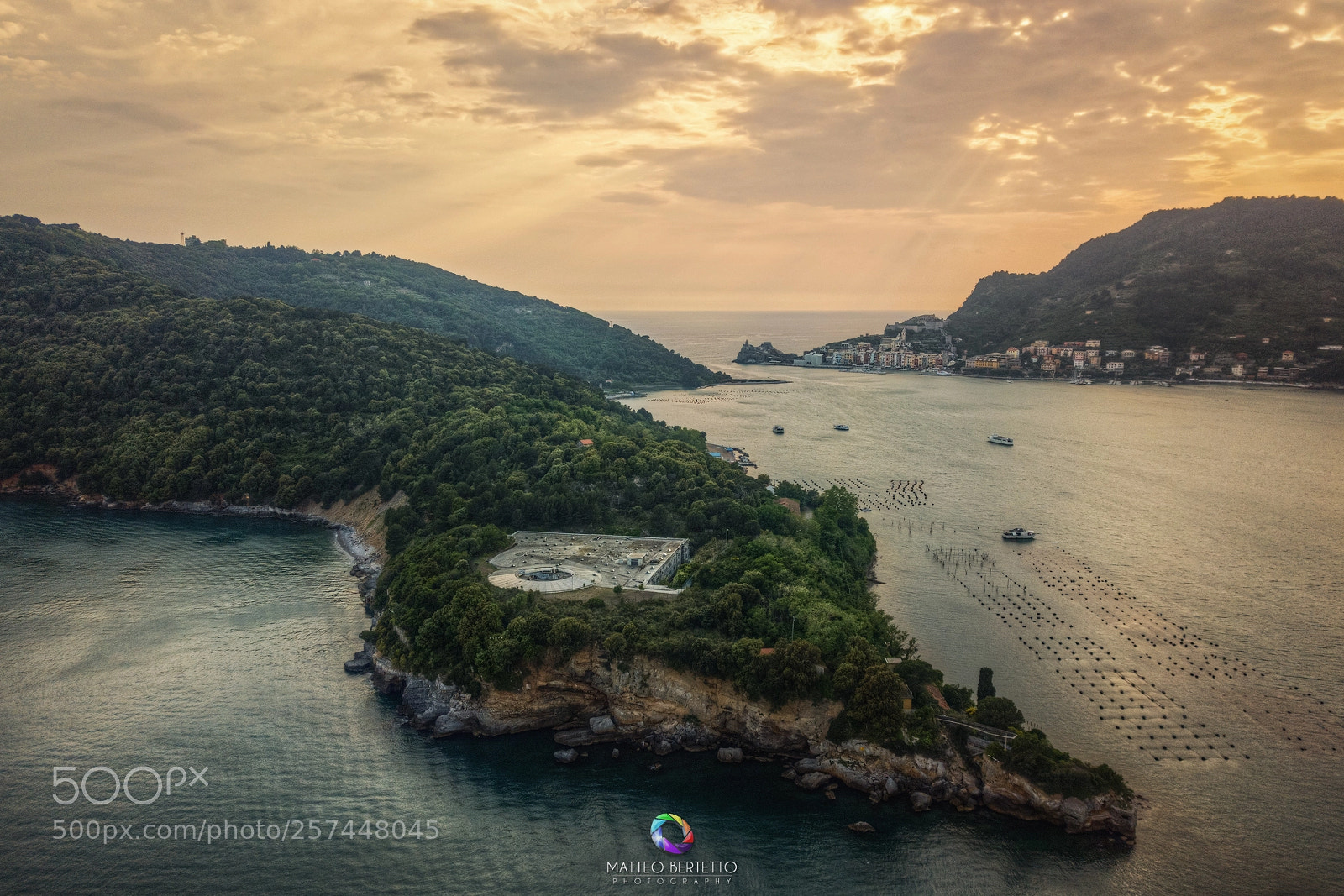 DJI FC220 sample photo. Isola palmaria e porto photography