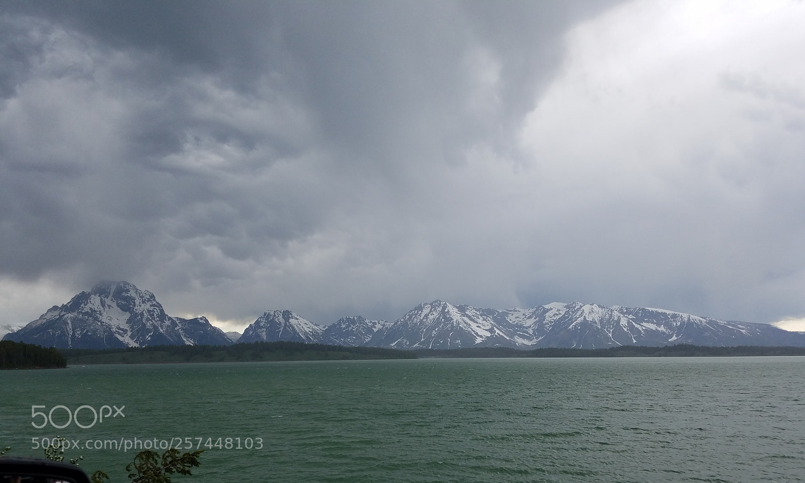 Samsung Galaxy S7 sample photo. Storm over the tetons photography