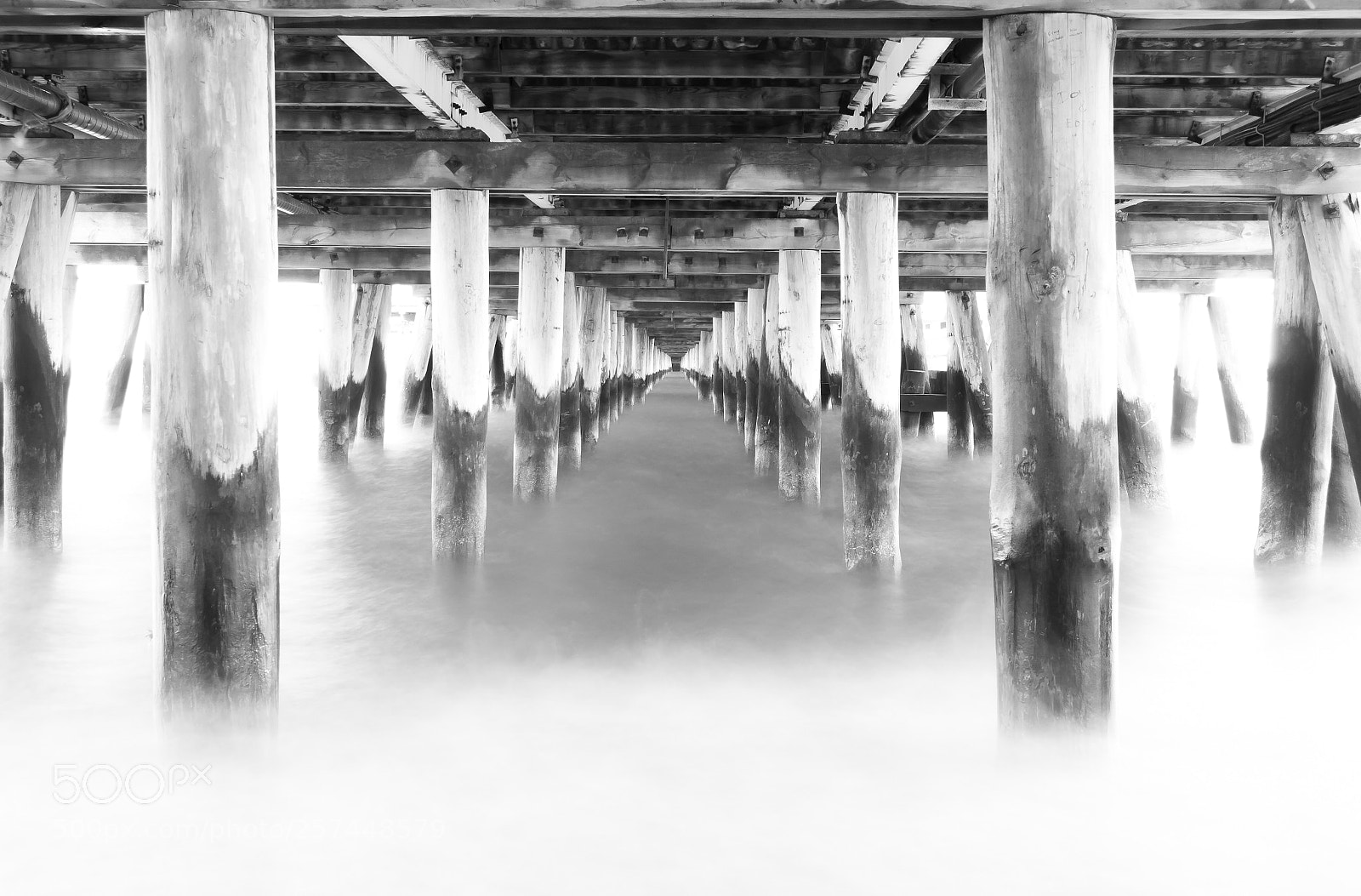 Olympus OM-D E-M10 II sample photo. Under the pier photography
