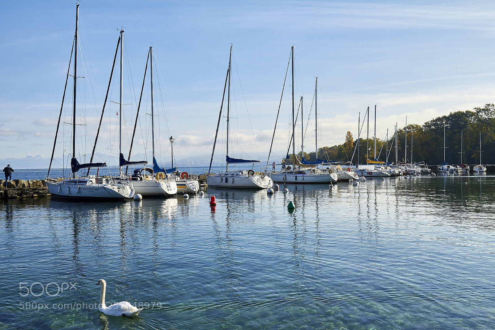Canon EOS 7D sample photo. Lac l man, yvoire photography