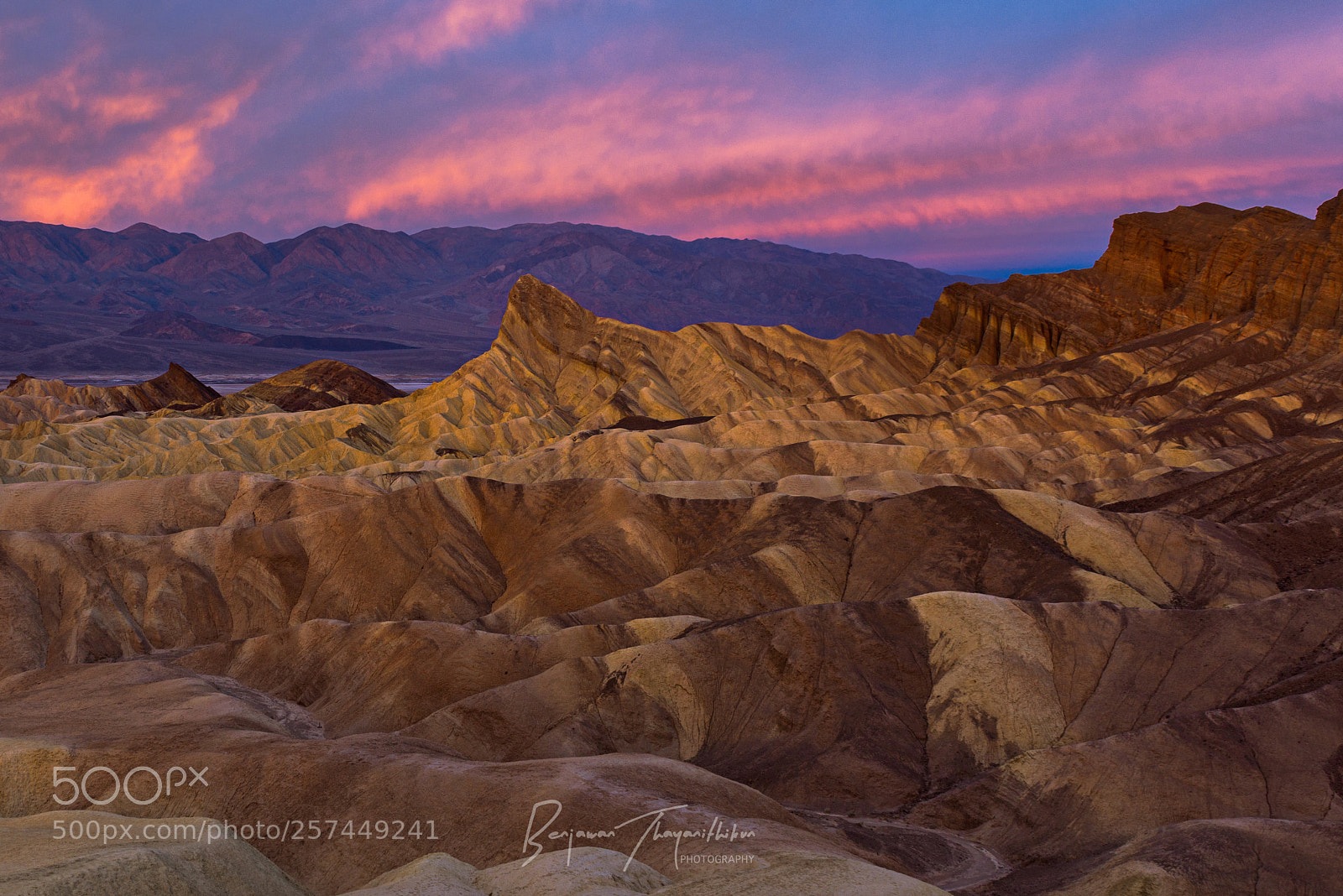 Nikon D800 sample photo. Zabriskie point dead valley photography