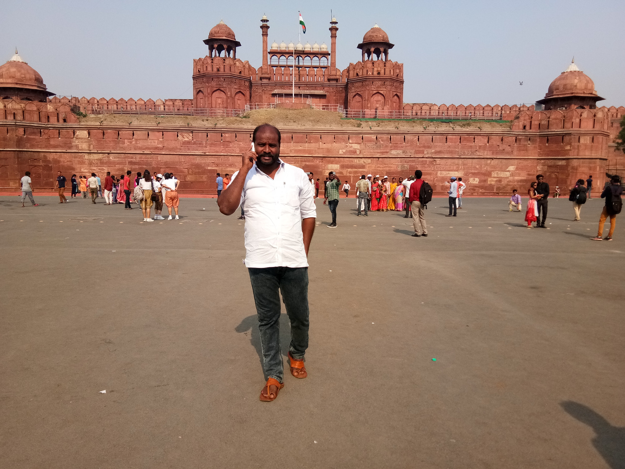 vivo 1609 sample photo. Red fort photography