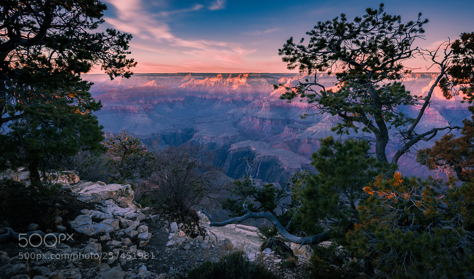 Nikon D810 sample photo. Grand canyon at dusk photography