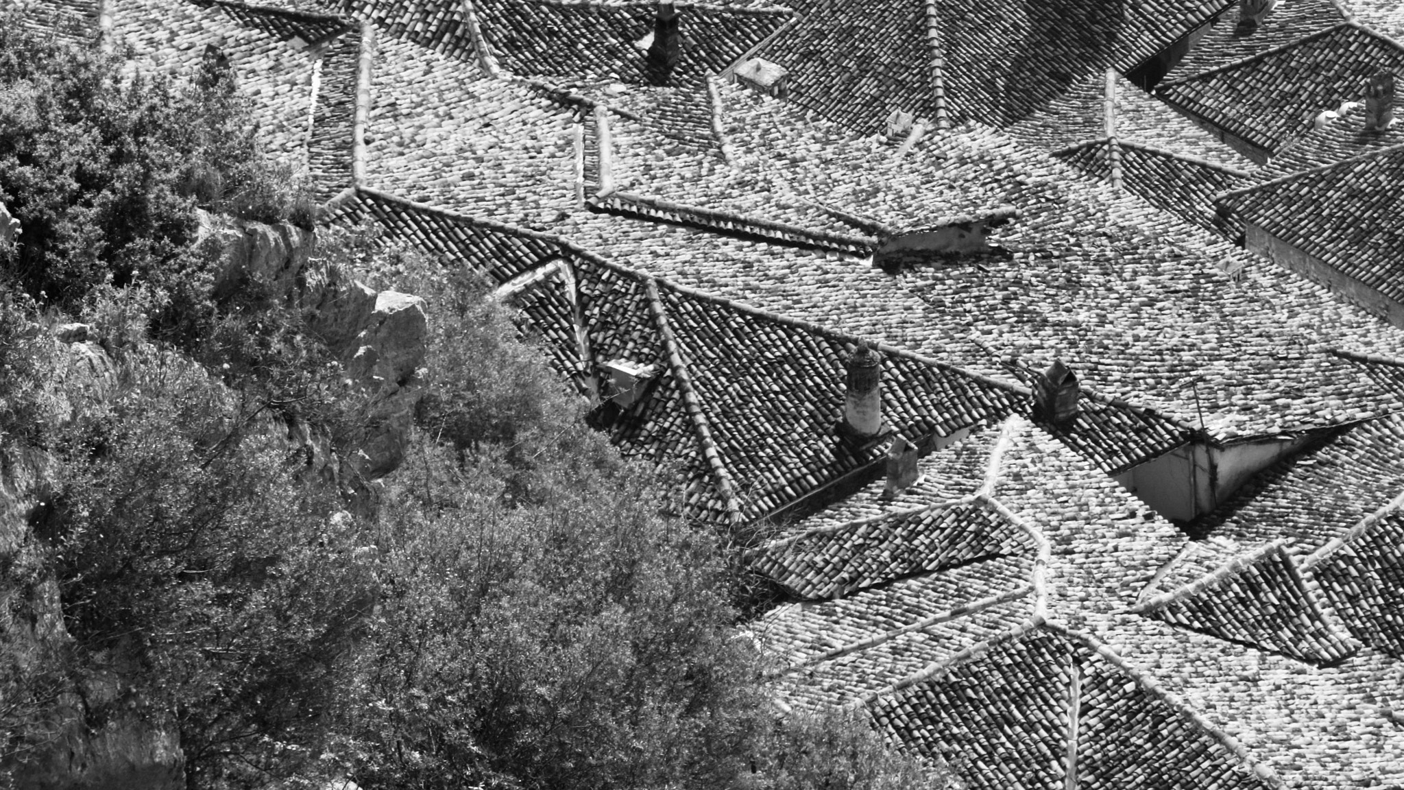 Canon XC10 sample photo. Roofs of berat photography