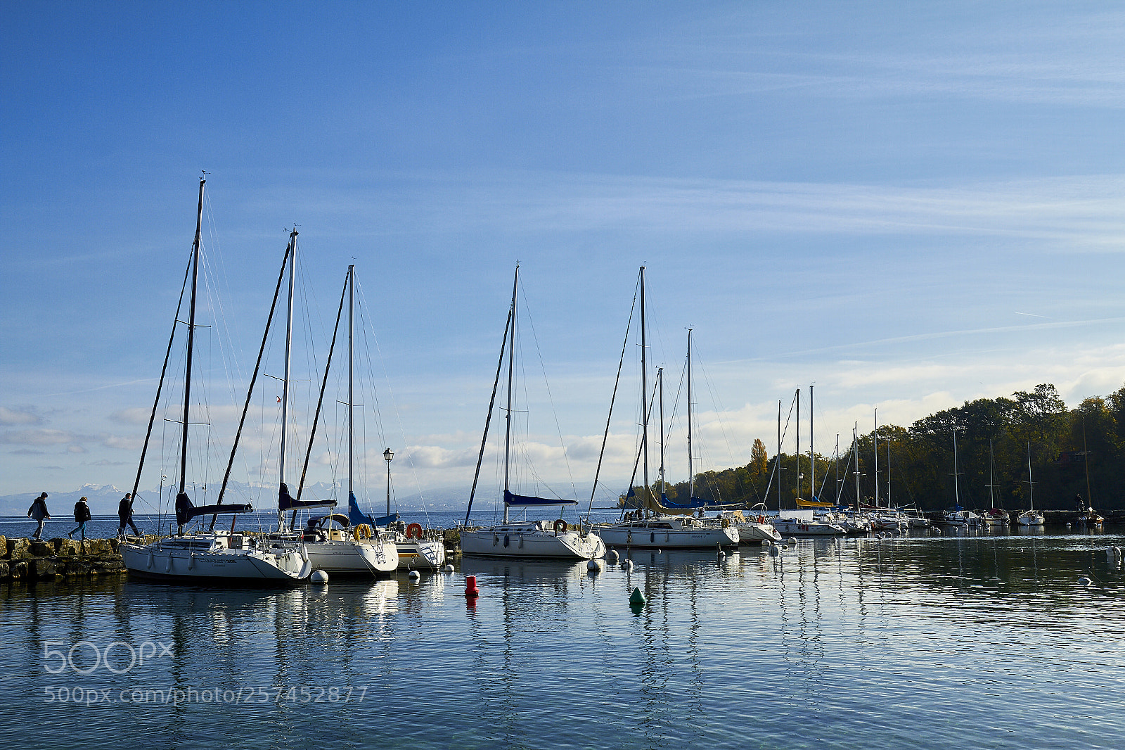Canon EOS 7D sample photo. Lac l man, yvoire photography