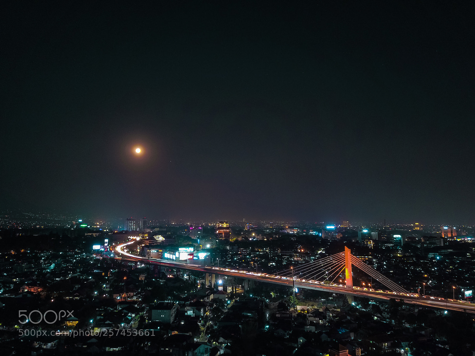 DJI FC220 sample photo. Full moon over the photography