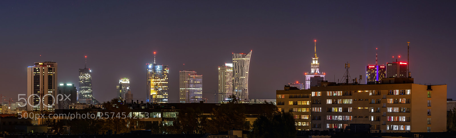 Olympus OM-D E-M10 II sample photo. Warsaw panorama photography