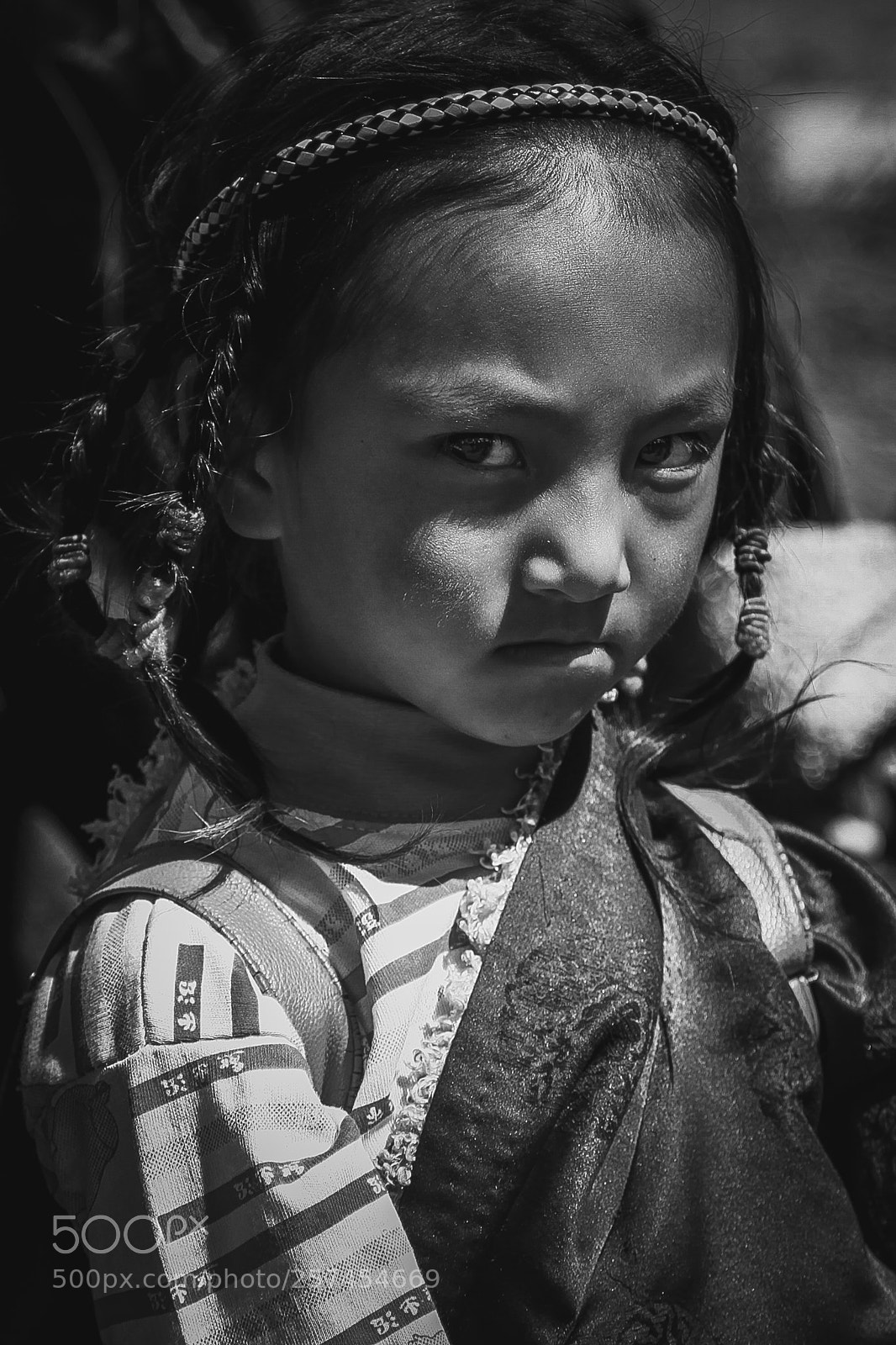 Canon EOS 5D Mark II sample photo. Tibetan area girl photography
