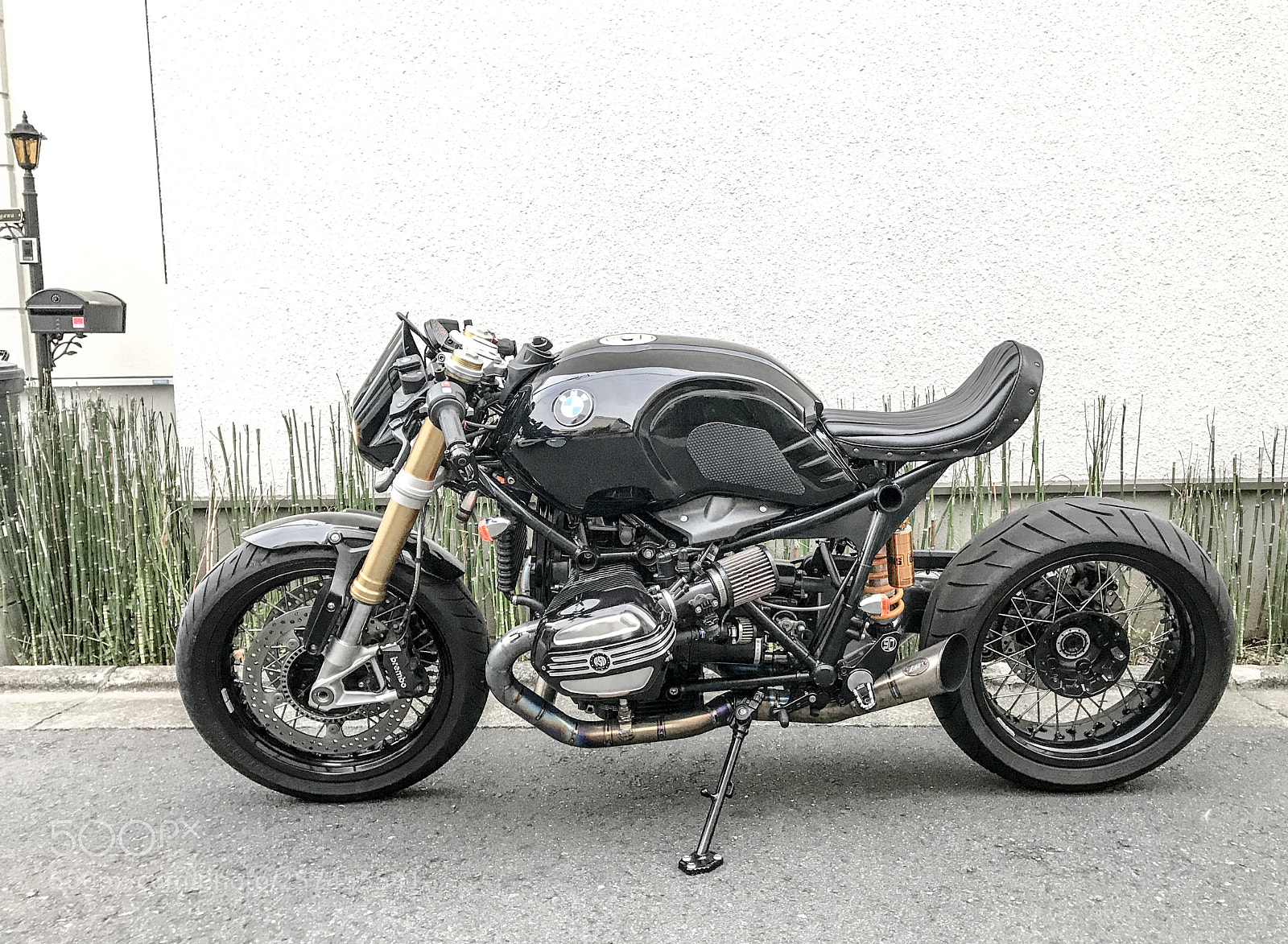 Apple iPhone 7 sample photo. Custom bmw r nine photography