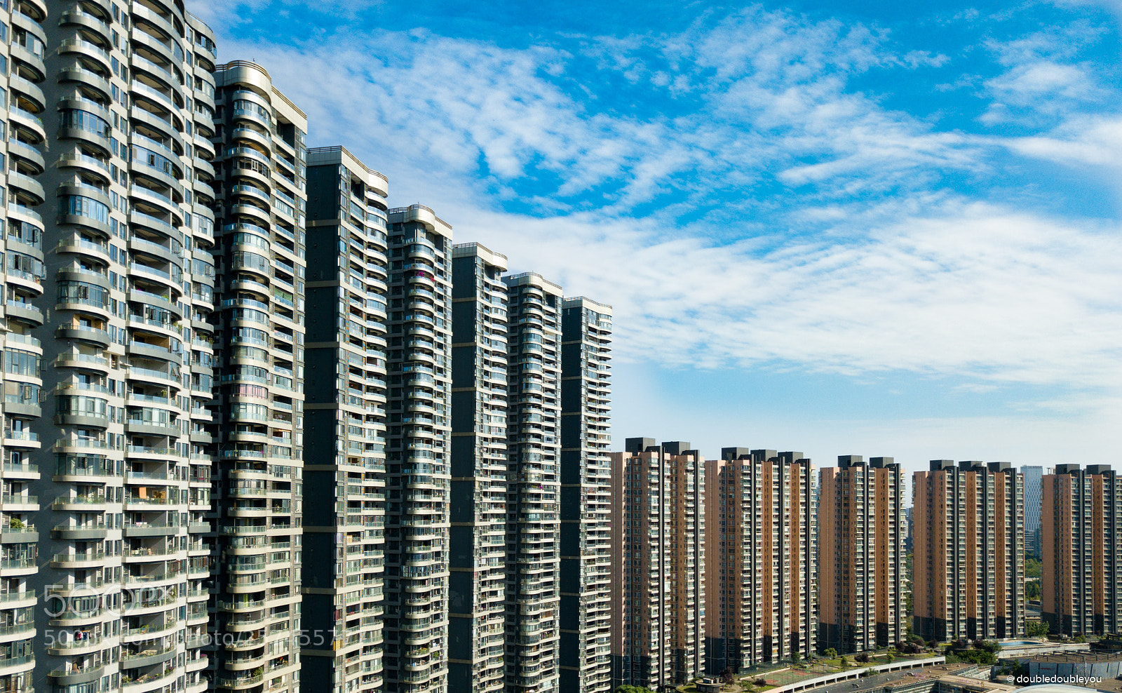 DJI FC220 sample photo. Chengdu high tech district photography