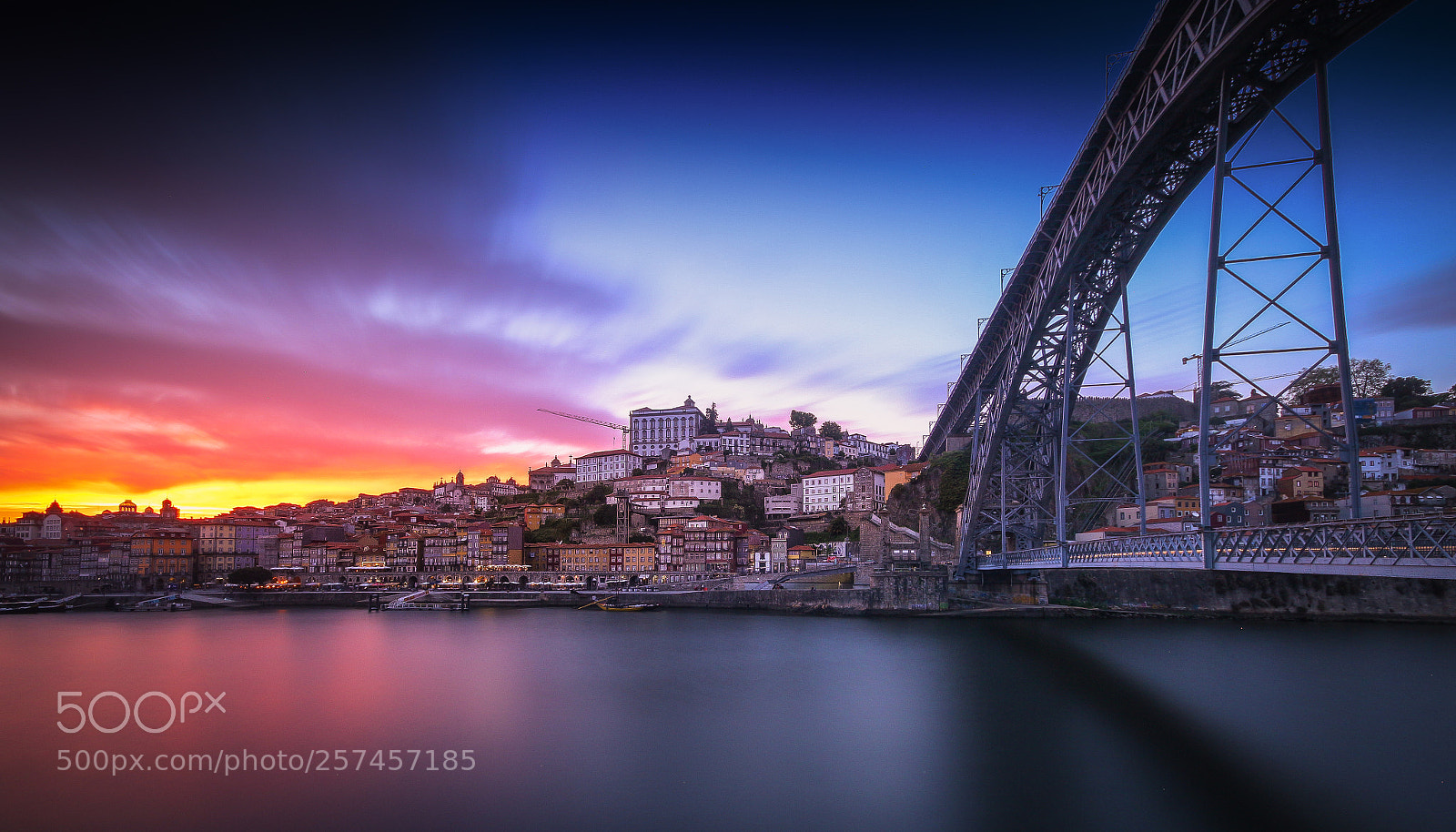 Canon EOS 700D (EOS Rebel T5i / EOS Kiss X7i) sample photo. Porto sunset photography
