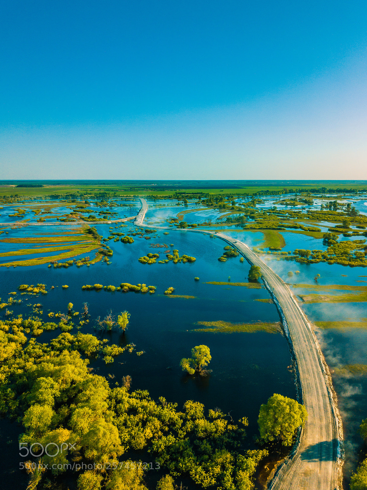 DJI FC220 sample photo. Cosmic pripyat river photography